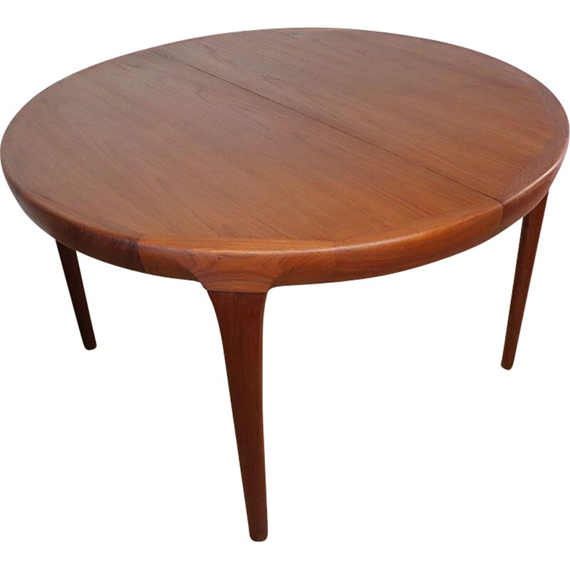 Scandinavian vintage teak table by Ib Kofod Larsen for Faarup Mobelfabrik, 1960