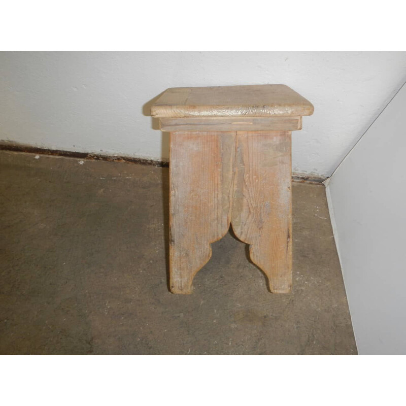 Vintage fir stool