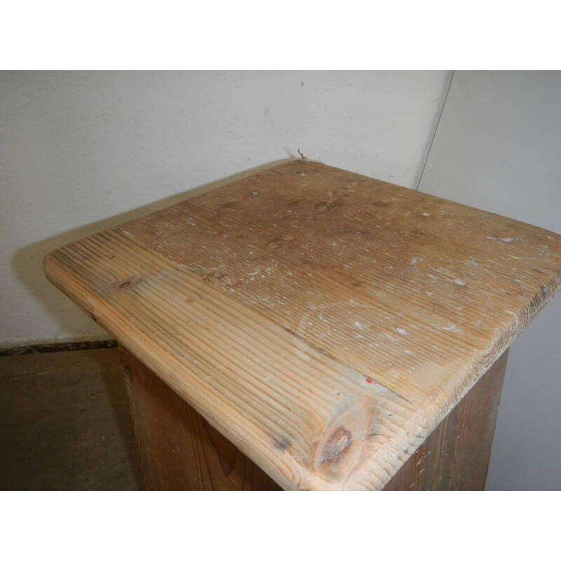 Vintage fir stool