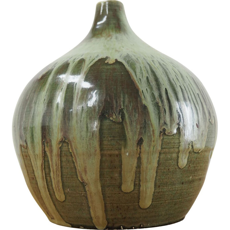 Vase vintage en céramique, Tchécoslovaquie 1960
