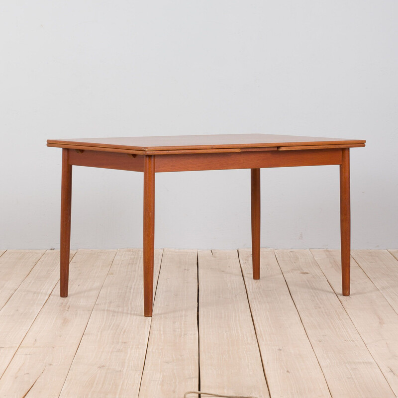 Table vintage extensible en teck de Willy Sigh pour H. Sigh & Søn Møbelfabrik, 1960