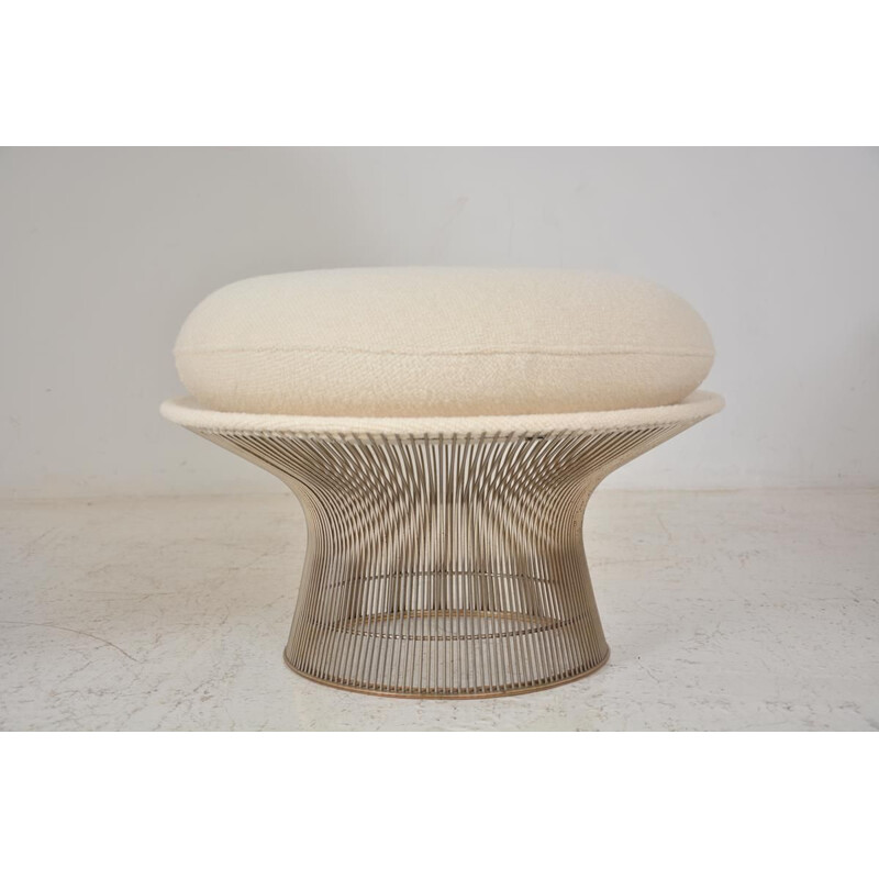 Vintage armchair and ottoman by Warren Platner for Knoll International, 1960