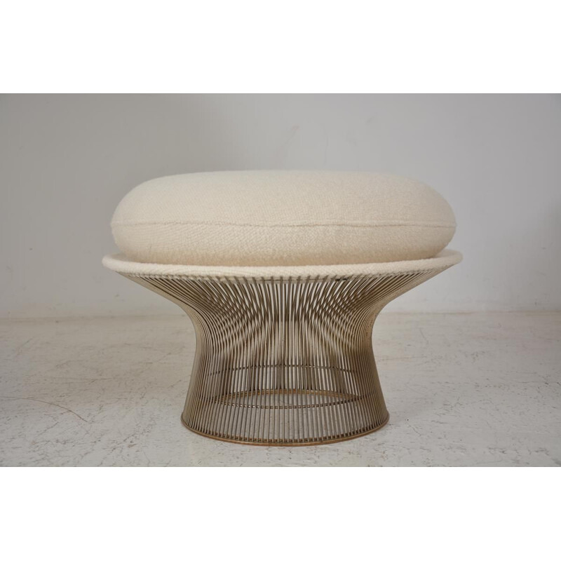 Vintage armchair and ottoman by Warren Platner for Knoll International, 1960