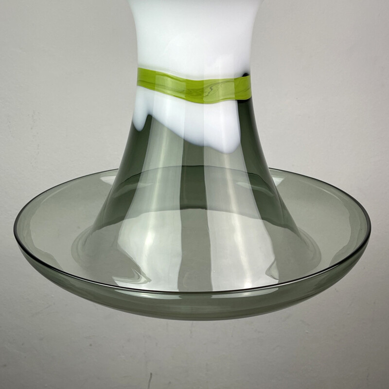 Vintage Murano glazen hanglamp, Italië 1970