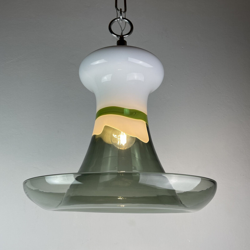 Mid-century Murano glass pendant lamp, Italy 1970s