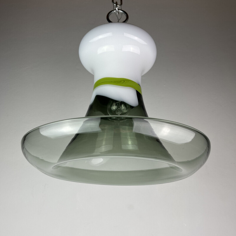 Vintage Murano glazen hanglamp, Italië 1970