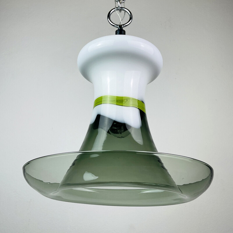 Mid-century Murano glass pendant lamp, Italy 1970s