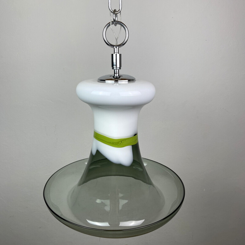 Mid-century Murano glass pendant lamp, Italy 1970s