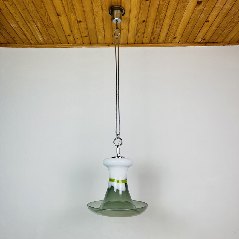 Mid-century Murano glass pendant lamp, Italy 1970s