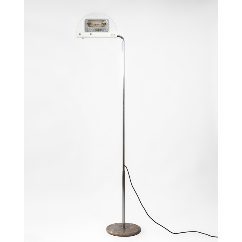 Italian vintage floor lamp Mezza Luna by Bruno Gecchelin for Skipper Pollux, Italy 1970s