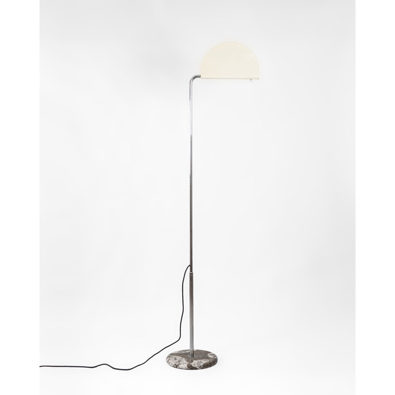 Italian vintage floor lamp Mezza Luna by Bruno Gecchelin for Skipper Pollux, Italy 1970s