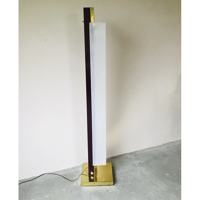 Vintage totem pole lamp in plexiglass, 1960