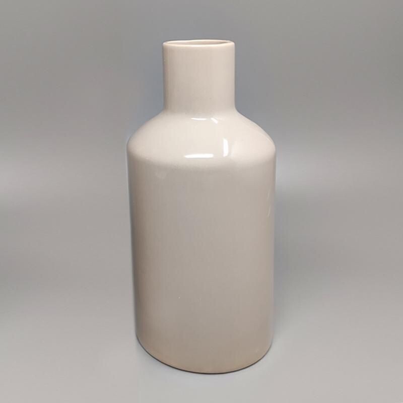 Paire de vases vintage en céramique par F.lli Brambilla, Italie 1970