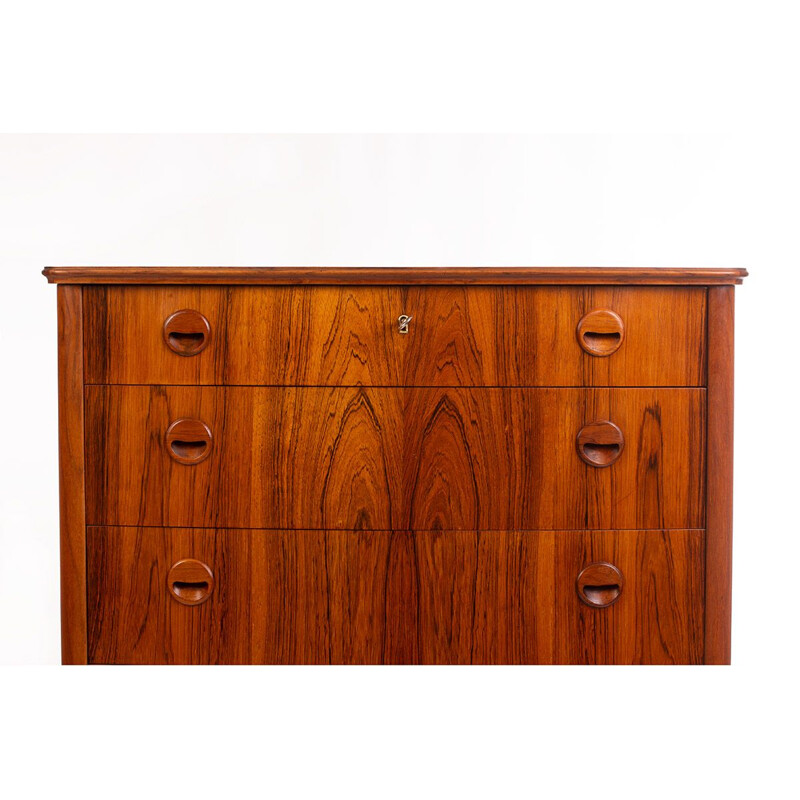 Mid century rosewood chest of drawers by Kai Kristiansen for Feldballes Møbelfabrik, 1960s