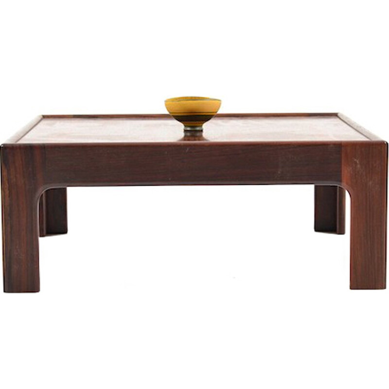 N.Eilersen square palisander coffee table, Illum WIKKELSO - 1960s