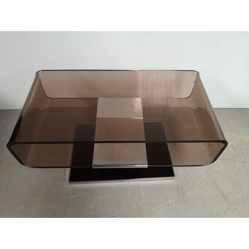 Vintage folded plastic coffee table