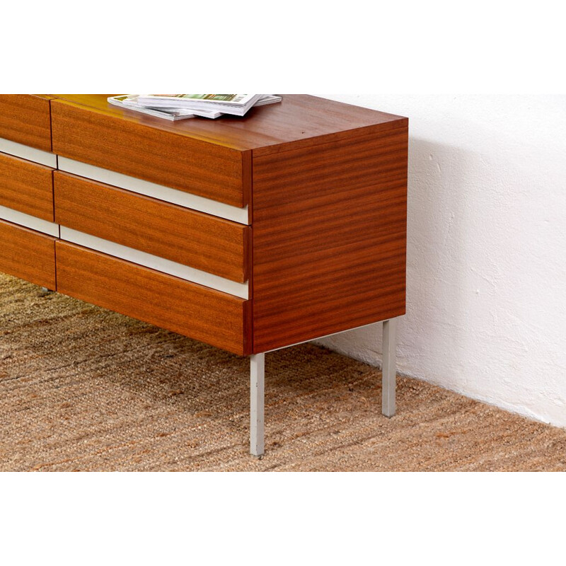 Scandinavian vintage wood sideboard