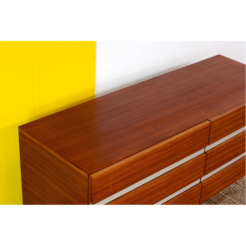 Scandinavian vintage wood sideboard