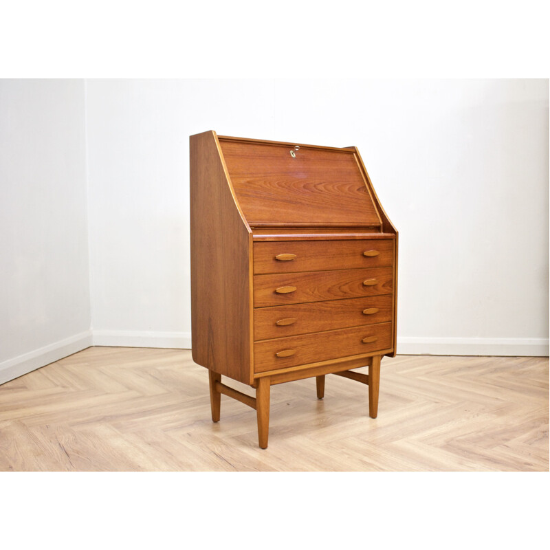 Teak vintage secretary, 1960s