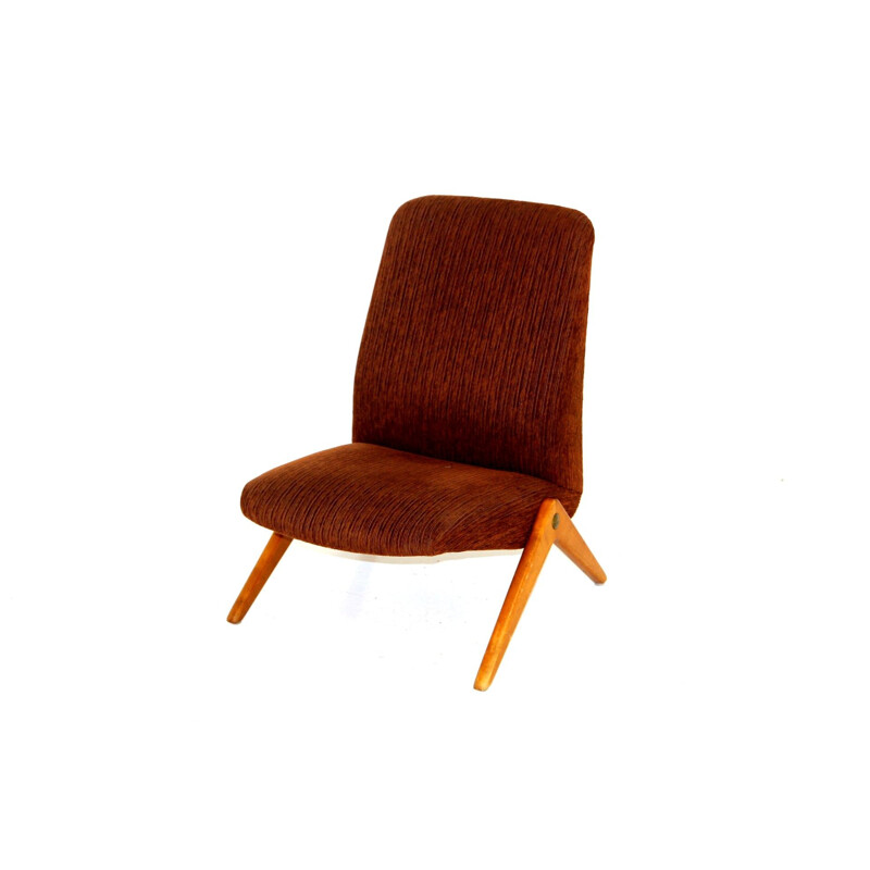 Vintage fauteuil van Bengt Ruda voor Nordiska Kompaniet, Zweden 1950