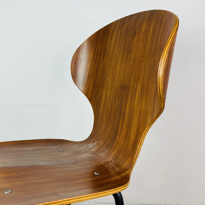 Vintage-Stuhl von Carlo Ratti für Industria Legni Curvati Lissone, Italien 1970