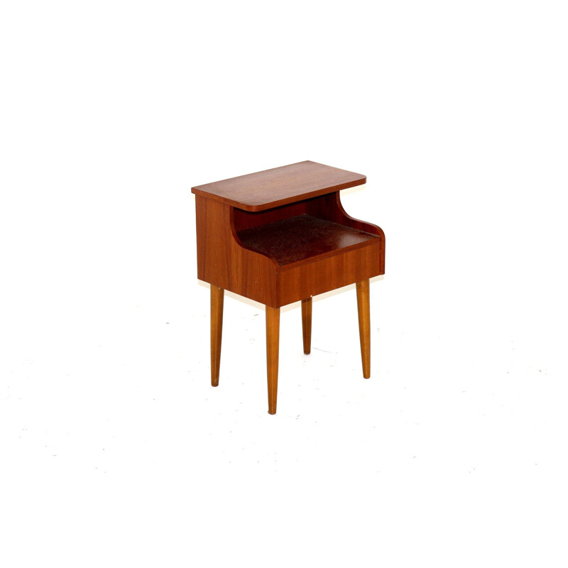 Vintage teak night stand, Sweden 1960