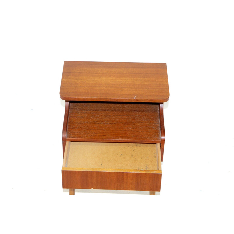 Vintage teak night stand, Sweden 1960