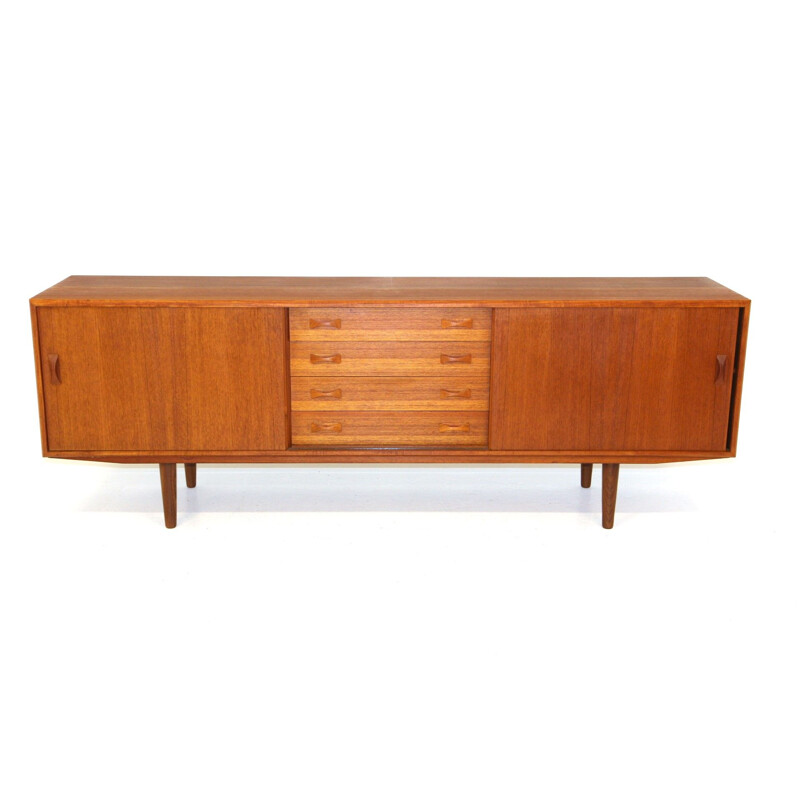 Vintage teak sideboard by Clausen & Søn Silkeborg, Denmark 1960