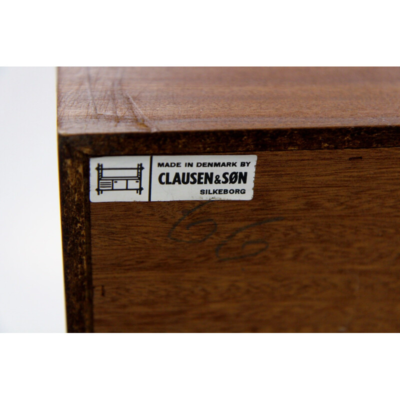 Vintage teak sideboard by Clausen & Søn Silkeborg, Denmark 1960