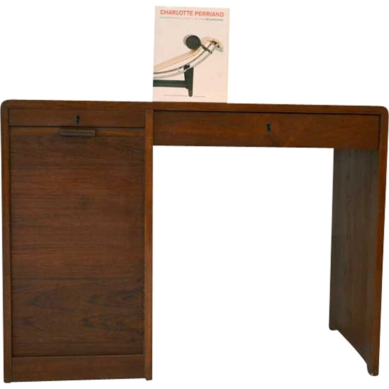 Mid-century Danish desk in solid teak wood - 1950s