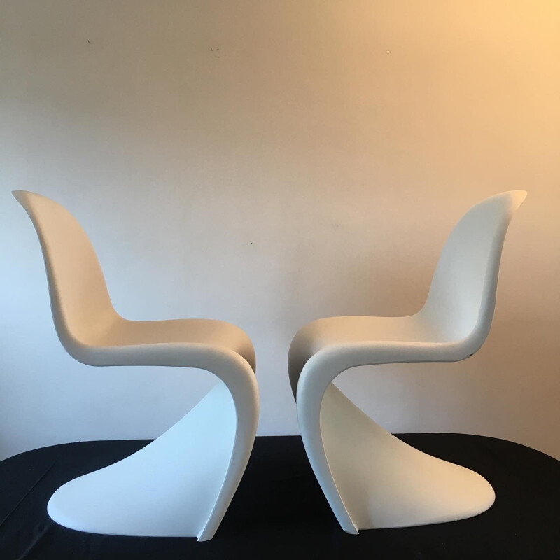 Set of 4 vintage chairs by Werner Panton