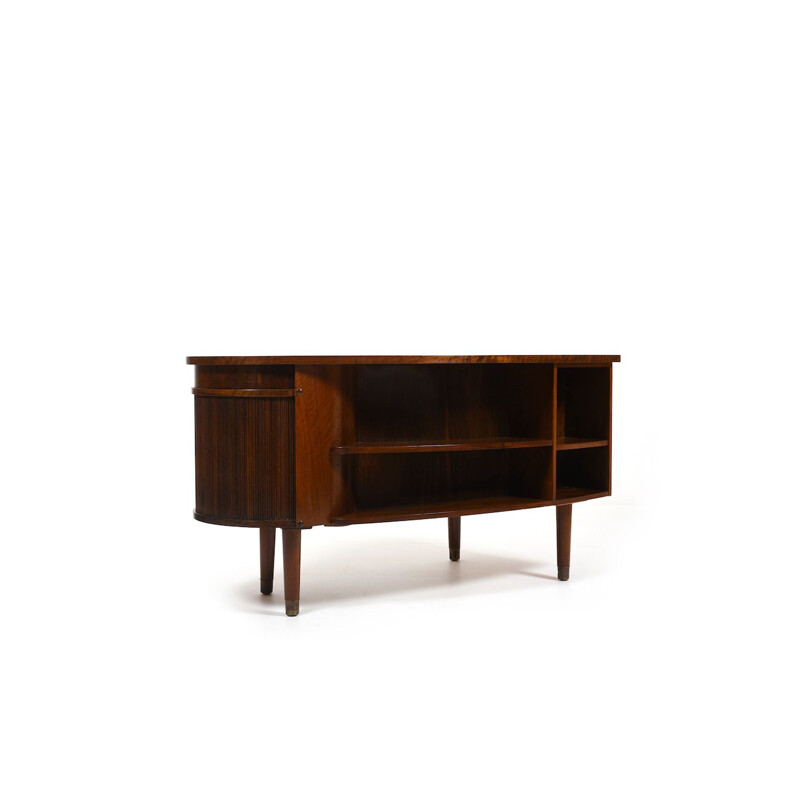 Bureau rénal vintage de Kai Kristiansen pour Feldballes Møbelfabrik, Danemark 1950