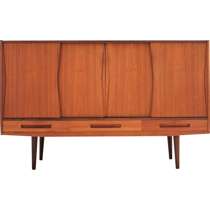 Scandinavian vintage teak and rosewood sideboard by Borge Seindal