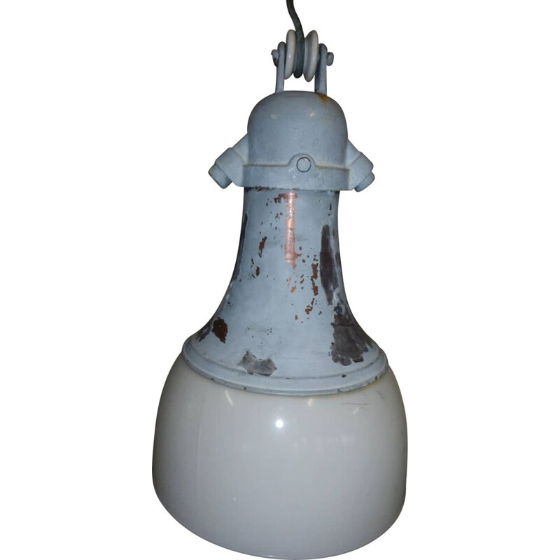 Vintage aluminium lantaarnpaal