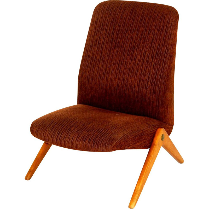 Vintage fauteuil van Bengt Ruda voor Nordiska Kompaniet, Zweden 1950