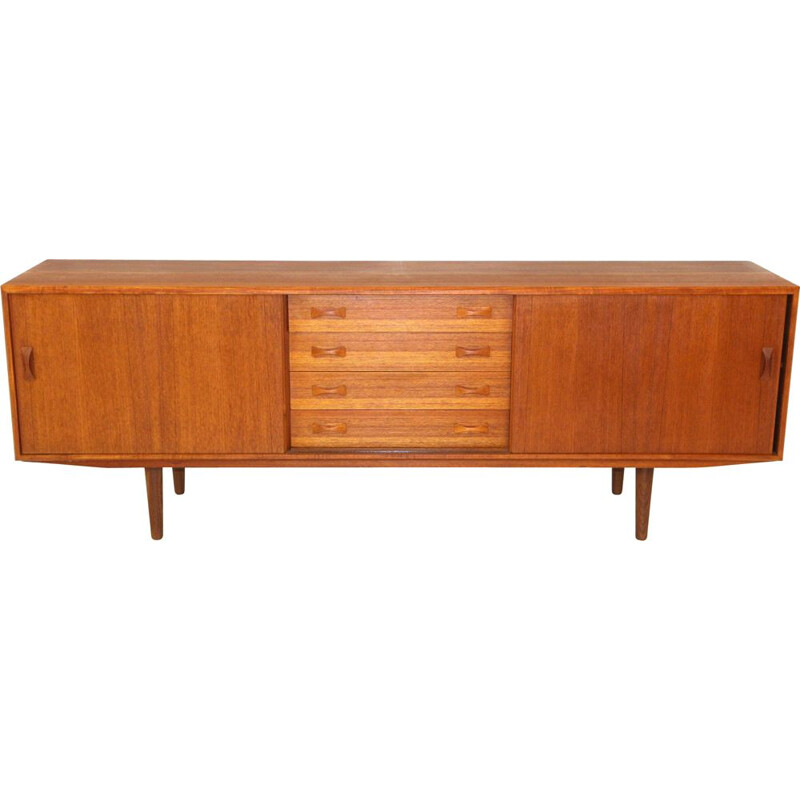 Vintage teak sideboard by Clausen & Søn Silkeborg, Denmark 1960