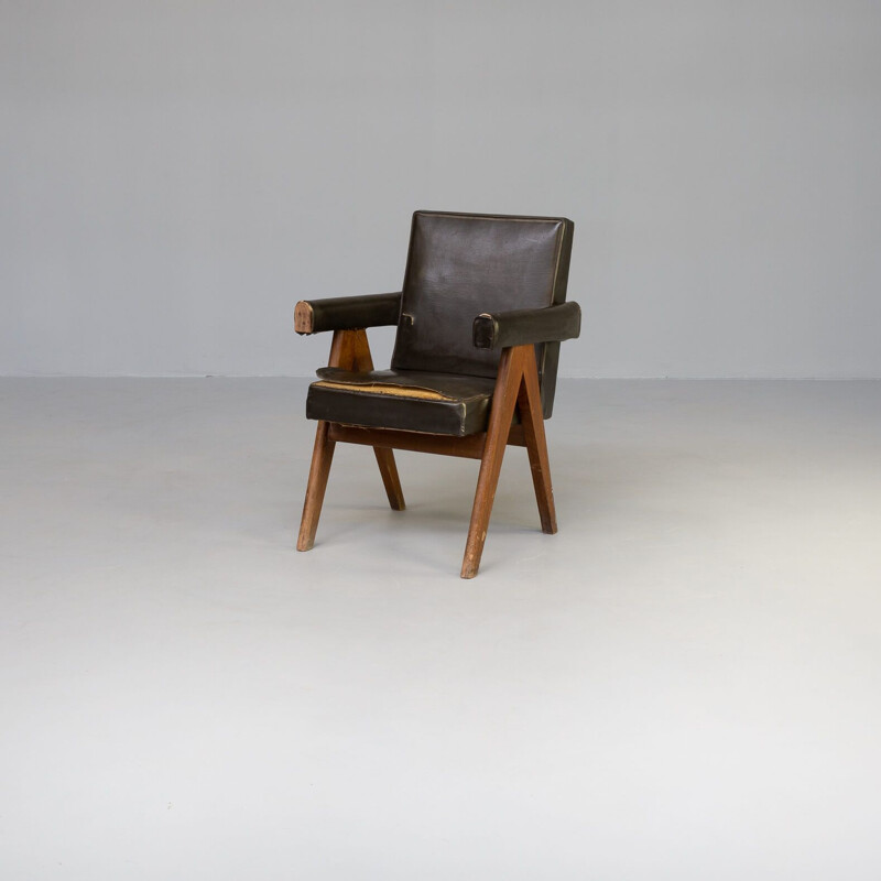 Vintage "Committee" armchair by Pierre Jeanneret