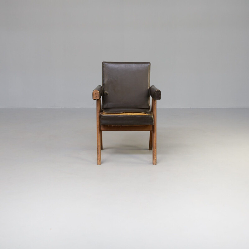 Vintage "Committee" armchair by Pierre Jeanneret