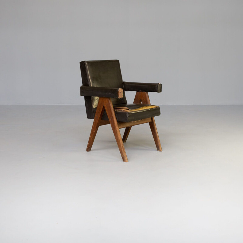 Vintage "Committee" armchair by Pierre Jeanneret