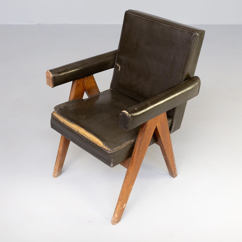 Vintage "Committee" armchair by Pierre Jeanneret