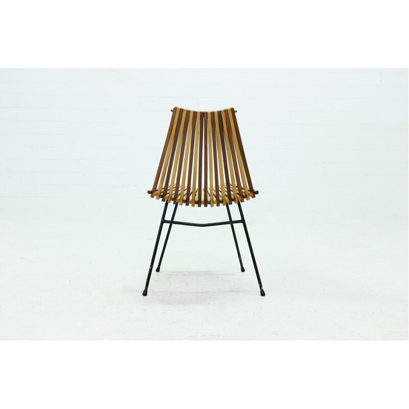 Vintage Dutch slat chair by Rohé, 1960s