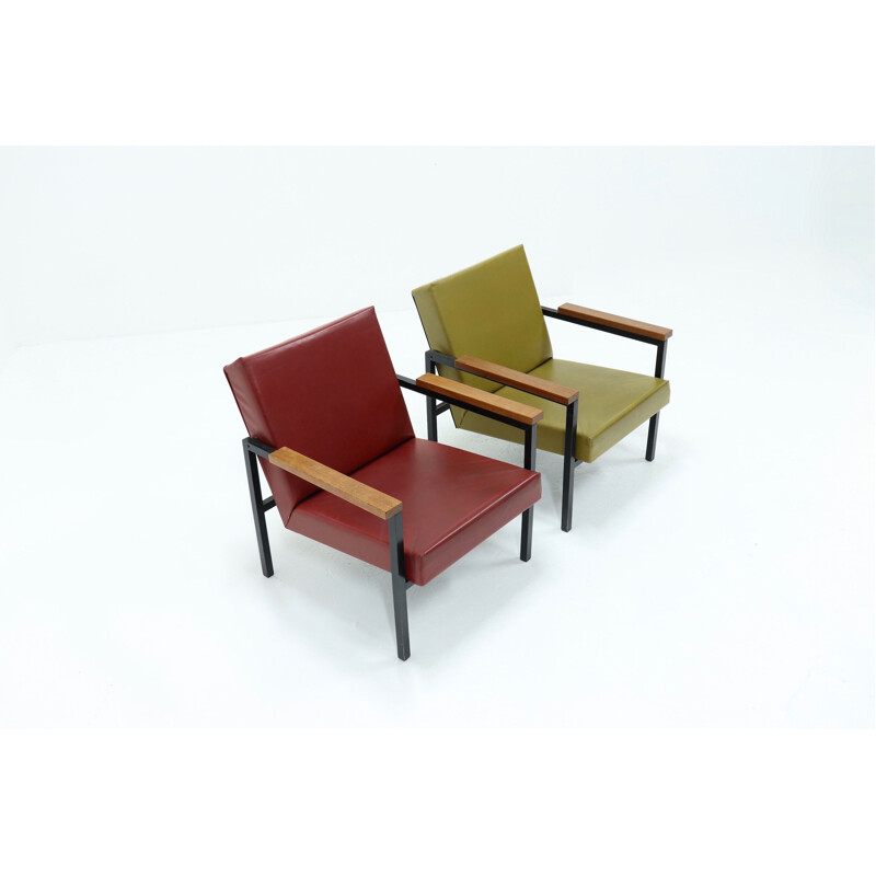 Pair of vintage Sz30 armchairs by Hein Stolle for 't Spectrum, 1960s