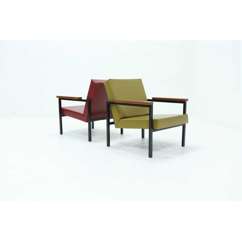 Pair of vintage Sz30 armchairs by Hein Stolle for 't Spectrum, 1960s