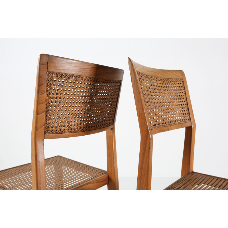 Ein Paar Vintage-Stühle aus Eschenholz von Gio Ponti für das Casino San Remo, 1951