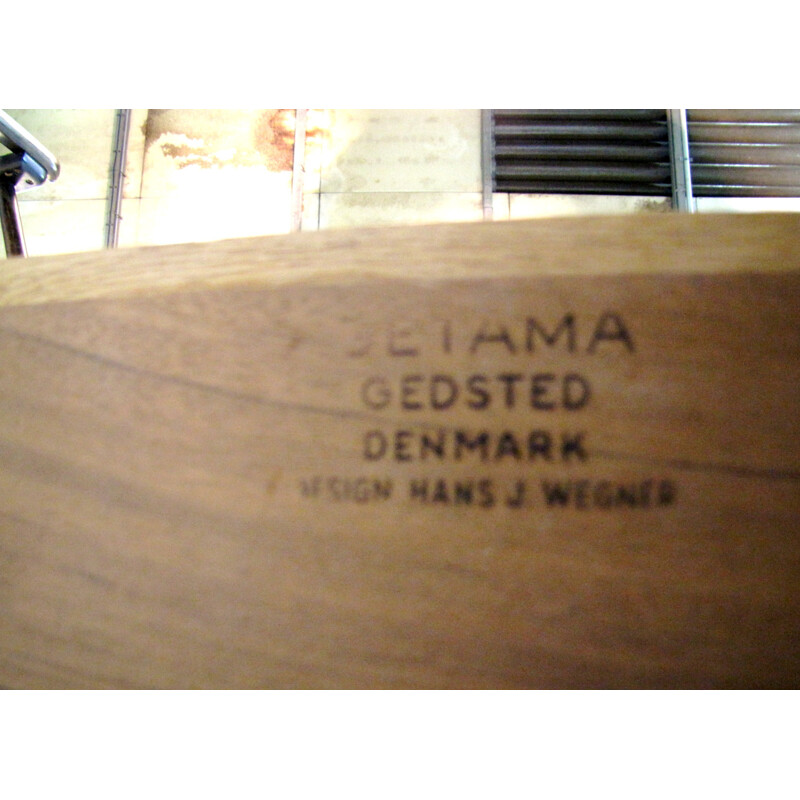 Danish Getama desk in oak, Hans J. WEGNER - 1960s