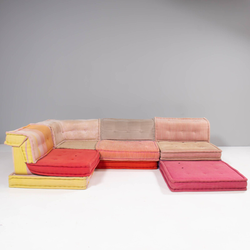 Set of 13 vintage Mah Jong Missoni home sectional sofas by Hans Hopfer for Roche Bobois