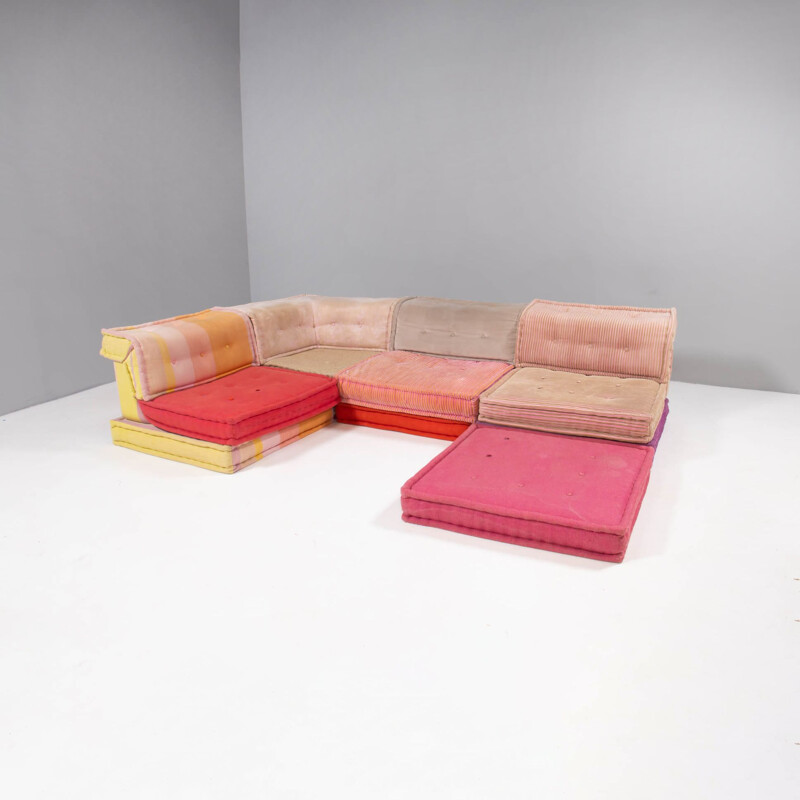 Set of 13 vintage Mah Jong Missoni home sectional sofas by Hans Hopfer for Roche Bobois