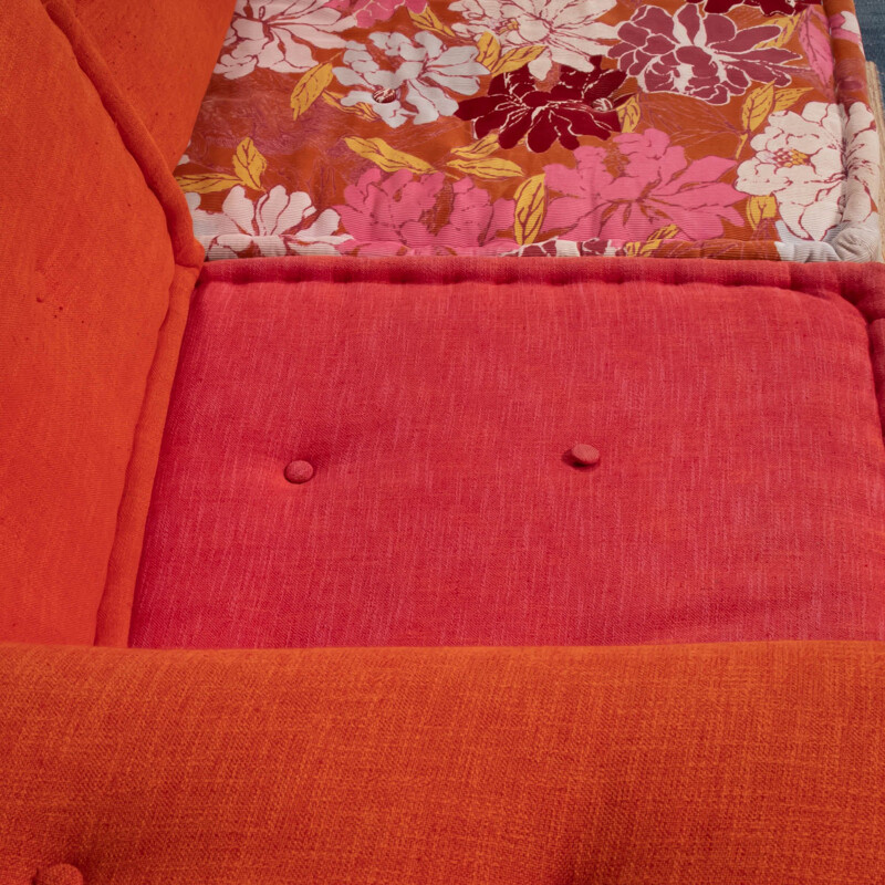 Set of 12 vintage Mah Jong sectional sofas by Hans Hopfer for Roche Bobois, 1970s