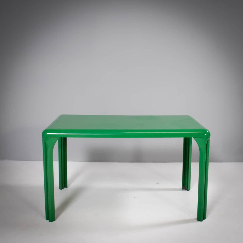 Vintage green Stadio 120 table by Vico Magistretti for Artemide, 1970s