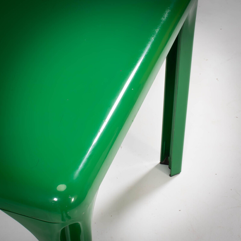 Vintage green Stadio 120 table by Vico Magistretti for Artemide, 1970s